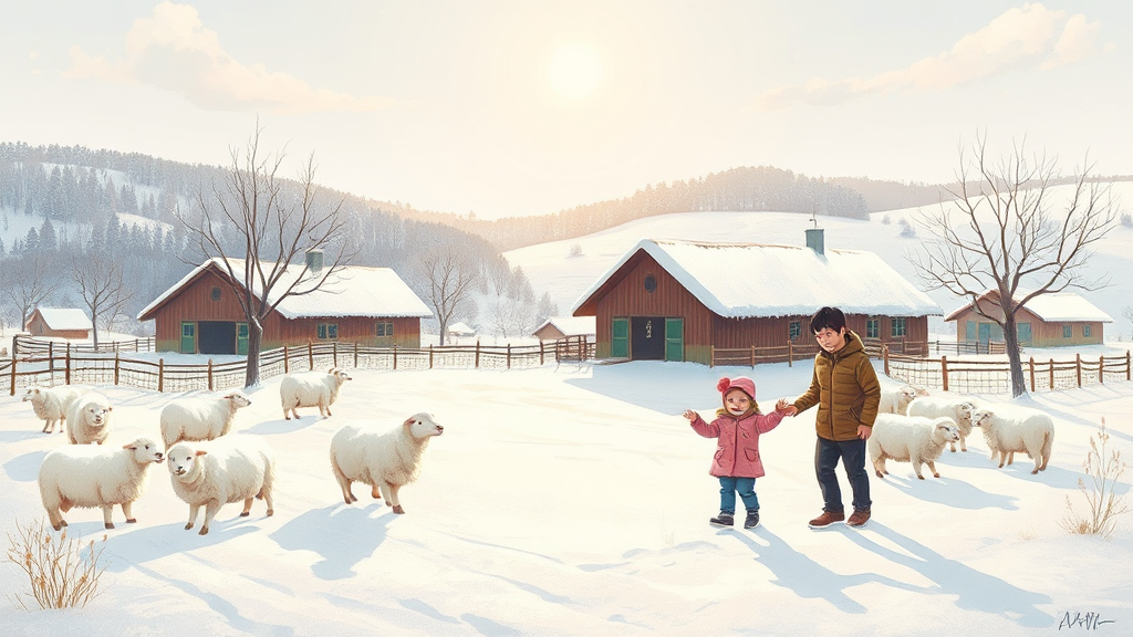 겨울 여행지, 어디로? (illustration 스타일)