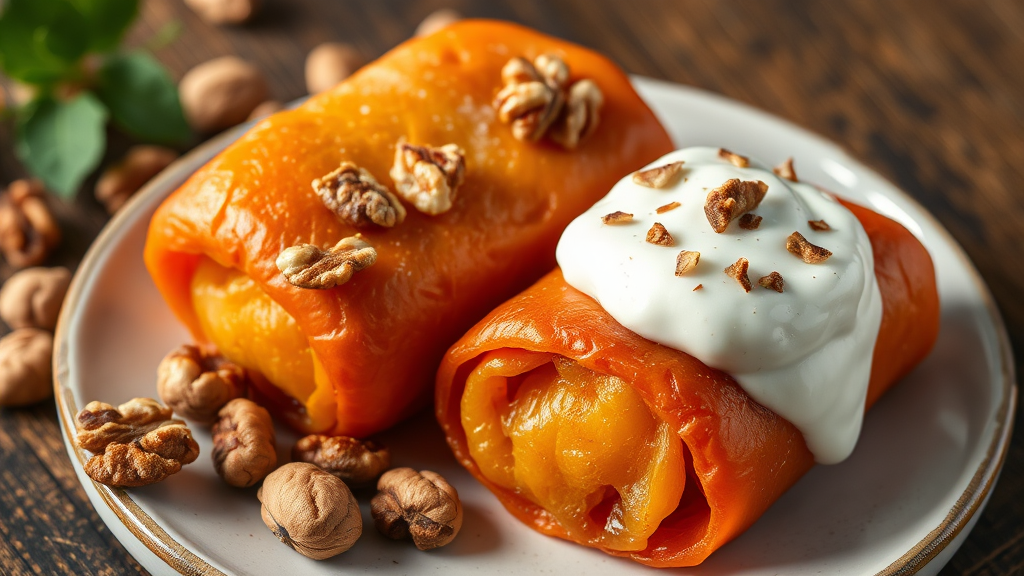 곶감, 어떻게 먹어야 더 맛있을까? (realistic 스타일)