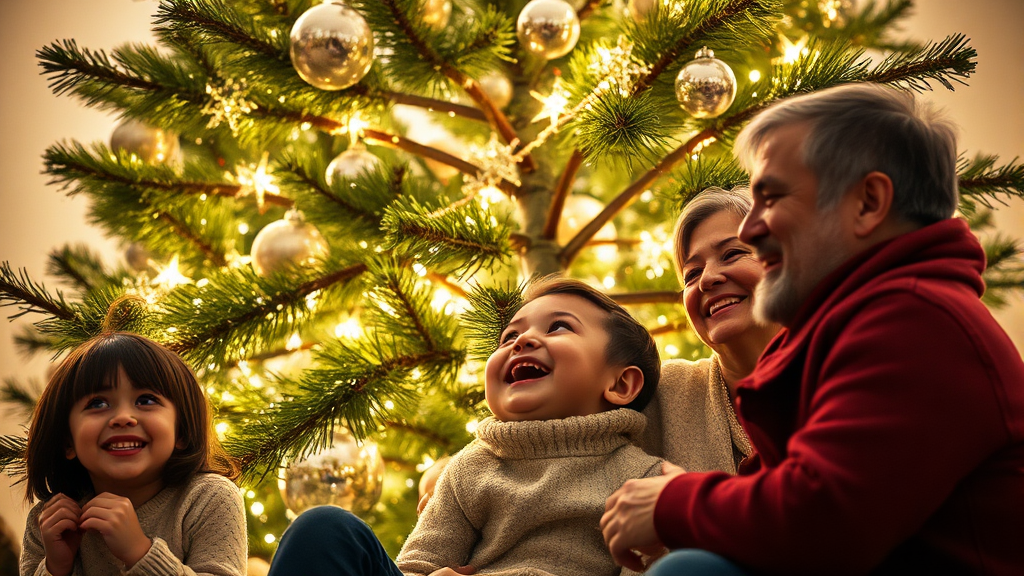 크리스마스 축제, 왜 특별할까? (realistic 스타일)