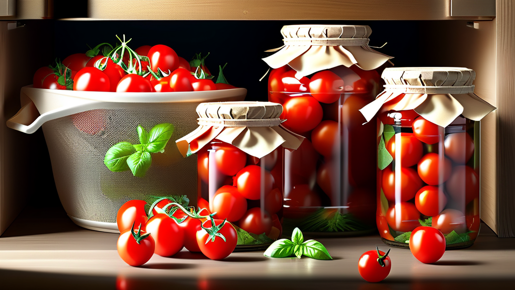 용기 선택과 밀폐 용기 활용 팁 (realistic 스타일)