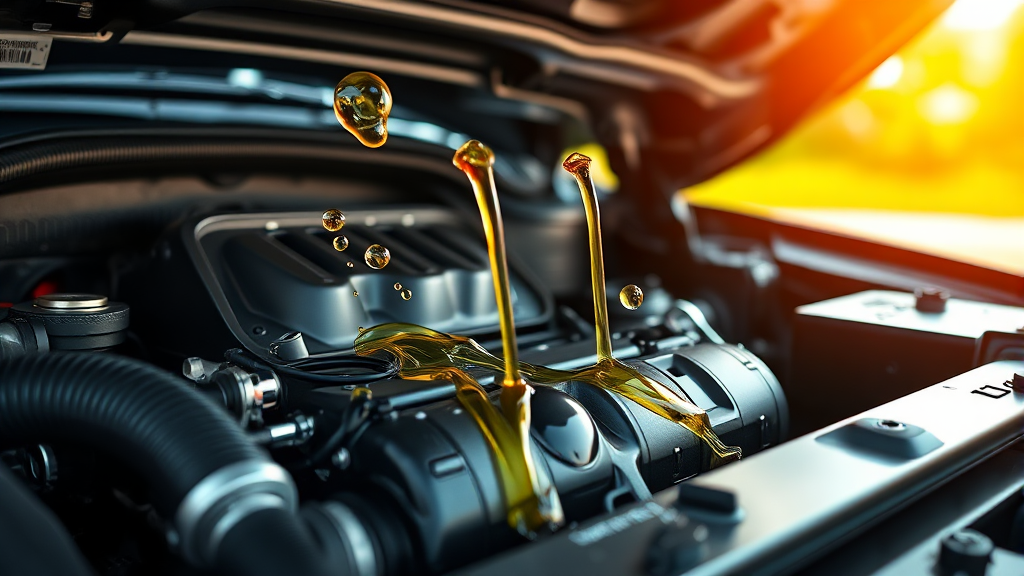엔진오일, 왜 중요할까? (realistic 스타일)