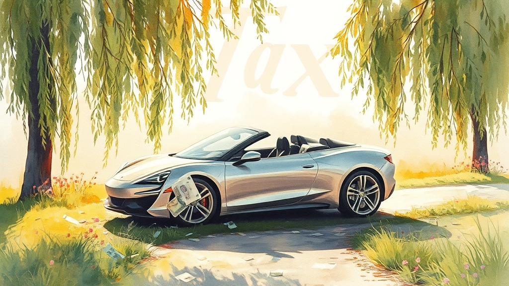 자동차세, 왜 내는 걸까요? (watercolor 스타일)