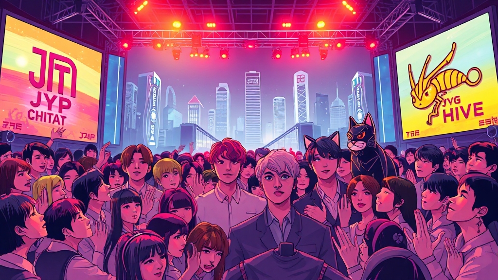 엔터 산업, 어떤 기업을 주목해야 할까? (illustration 스타일)
