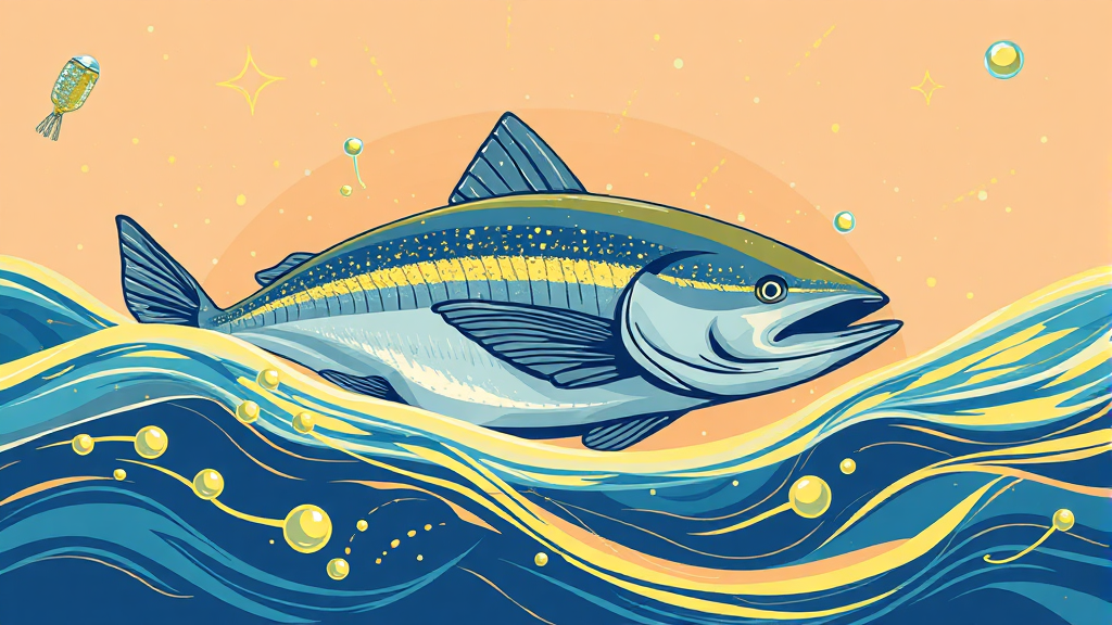 헤링 오일, 왜 좋을까요? (illustration 스타일)