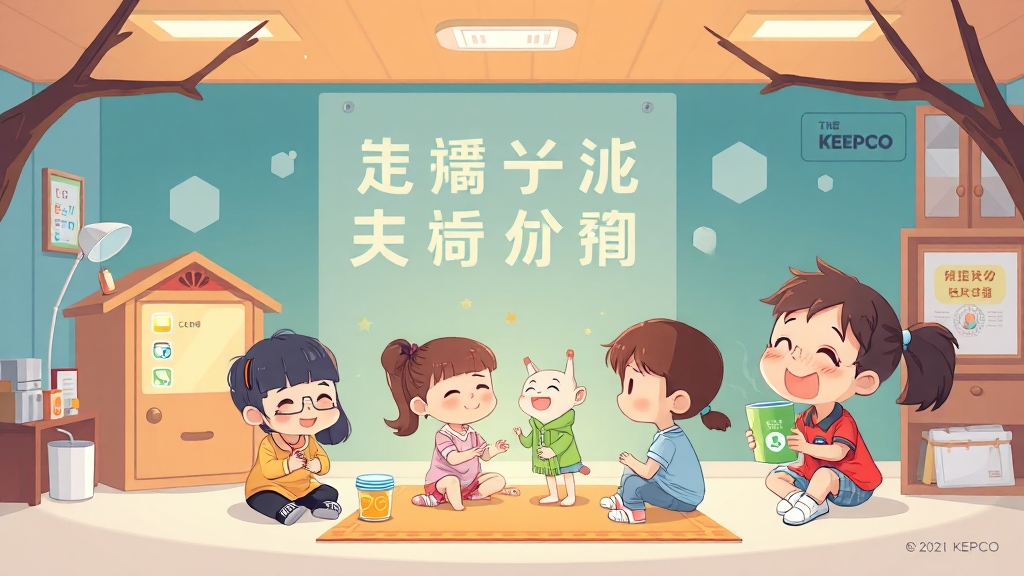 PC로 전기세 조회하는 방법 (cartoon 스타일)