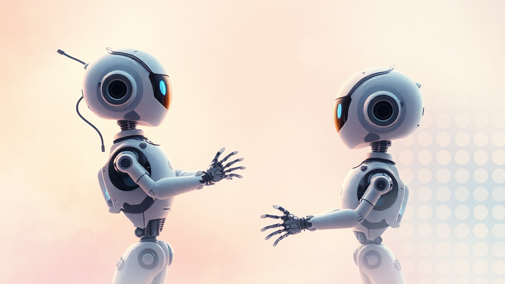 모방학습과 강화학습: 로봇의 지능을 높이다 (watercolor 스타일)