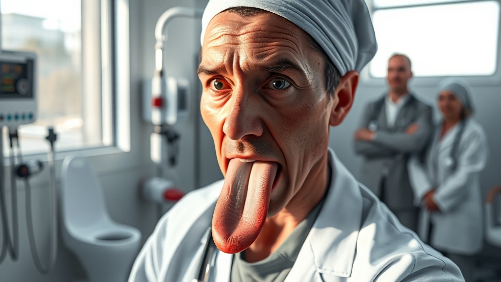 구취 유발 질환과 건강 연관성 (realistic 스타일)