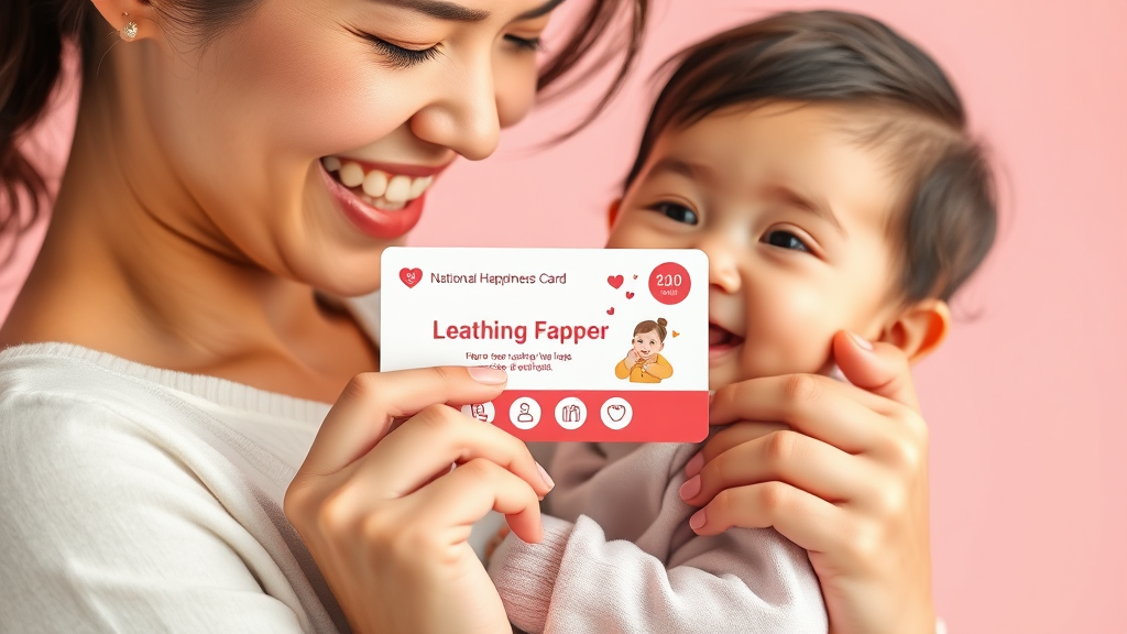 국민행복카드 바우처 (realistic 스타일)