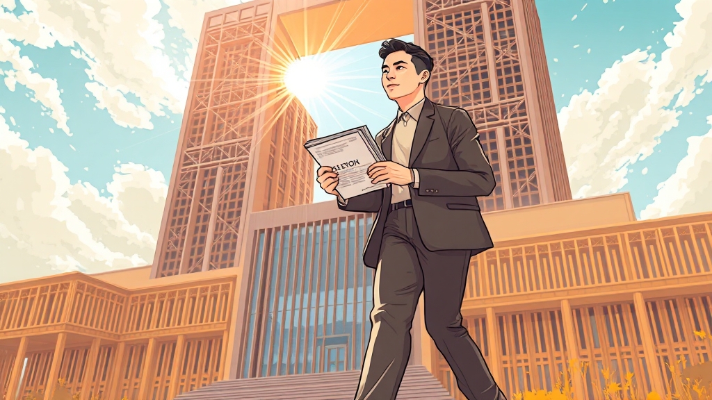 햇살론 신청 절차와 필요 서류 완벽 정리 (illustration 스타일)