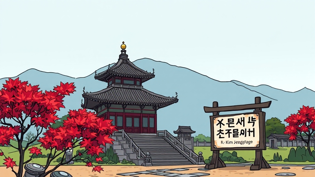 대흥사 역사, 특징 및 주변 정보 (cartoon 스타일)