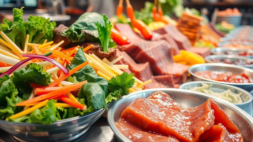 매장 정보 & 이용 팁 (realistic 스타일)