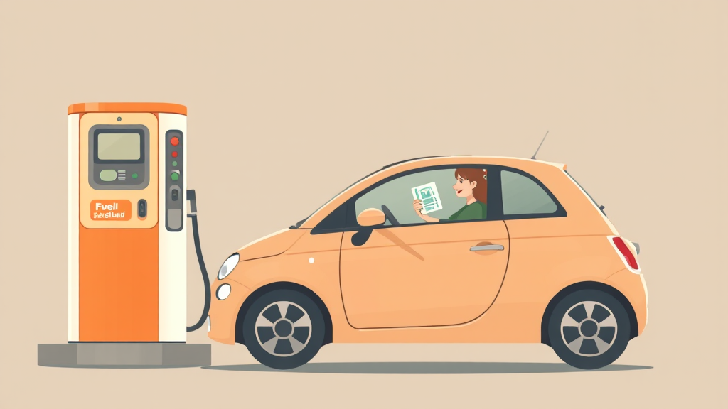 경차사랑카드 발급 방법 (illustration 스타일)