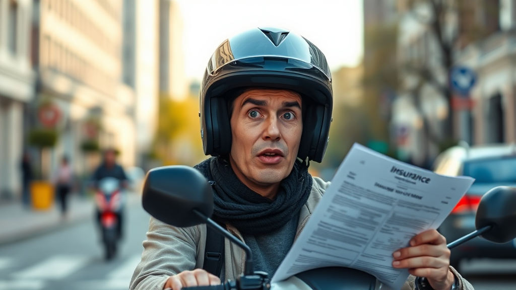 킥보드 보험 종류와 보상 범위 (realistic 스타일)