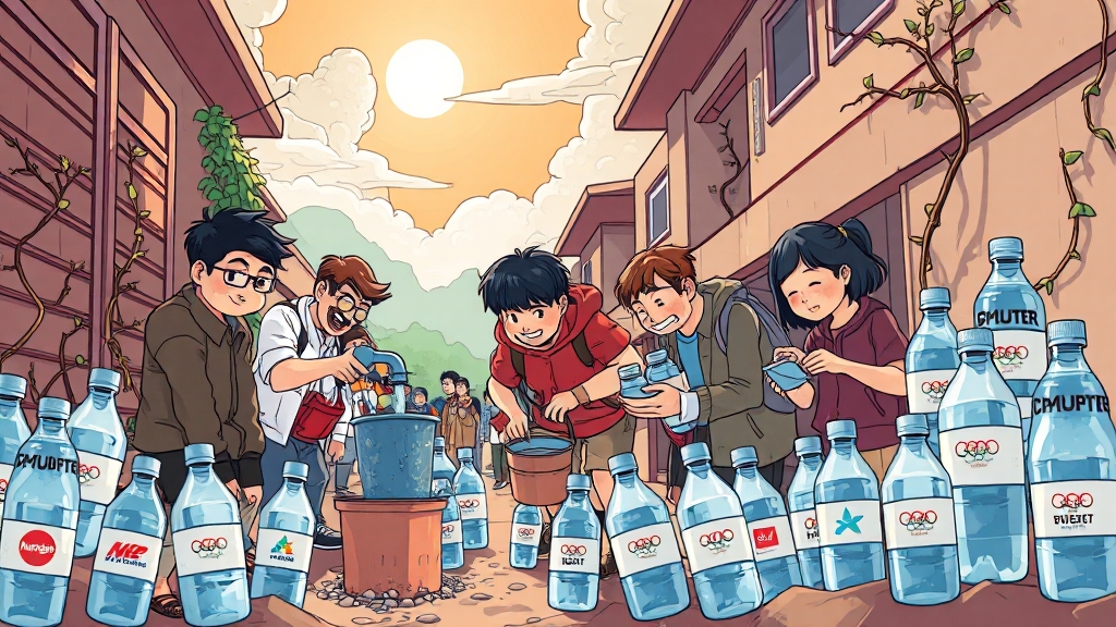 강릉 가뭄, 어떻게 도울 수 있을까? (cartoon 스타일)
