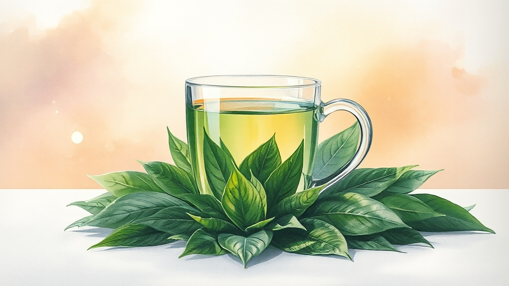 말차/녹차 꿈의 기본 의미 (watercolor 스타일)