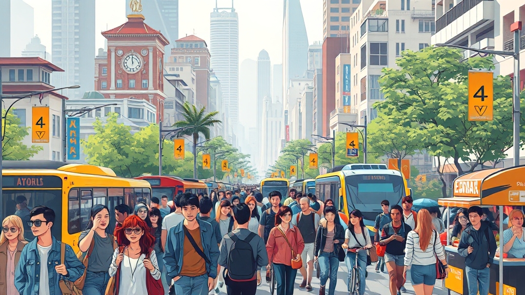 현지에서 돈 아끼는 방법 (illustration 스타일)