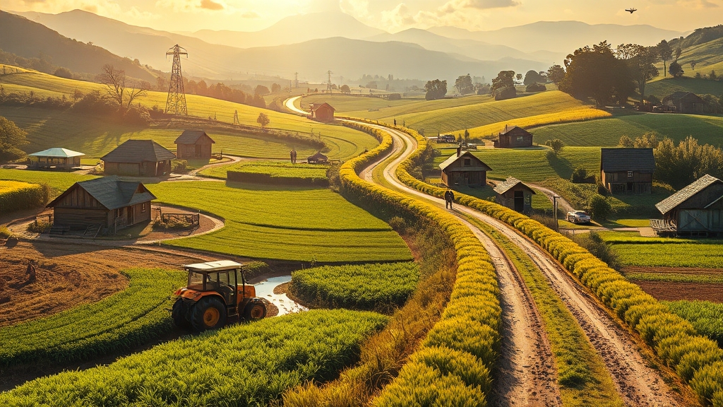 성공적인 귀농귀촌을 위한 준비부터 정착까지 A-Z 가이드 4 귀농귀촌, 어떤 혜택이 있을까? (realistic 스타일)