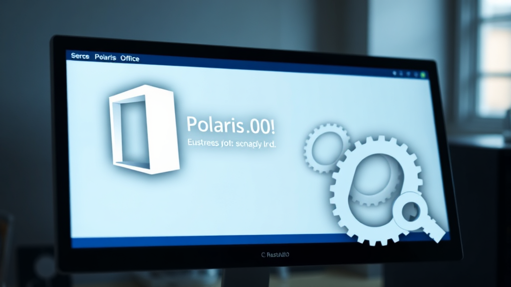 폴라리스 오피스, 오류 발생 시 해결 방법 총정리 (realistic 스타일)