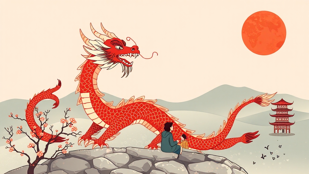 중국 무비자 정책 현황 (illustration 스타일)