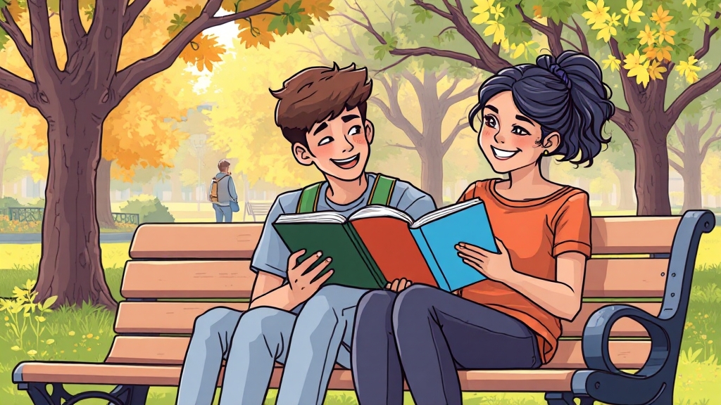 수능 후유증, 슬기롭게 극복하는 법 (cartoon 스타일)