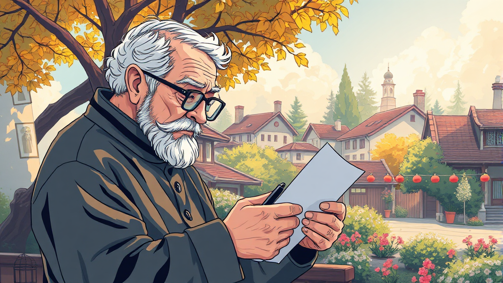 실버타운 선택 시 전문가 조언 (illustration 스타일)