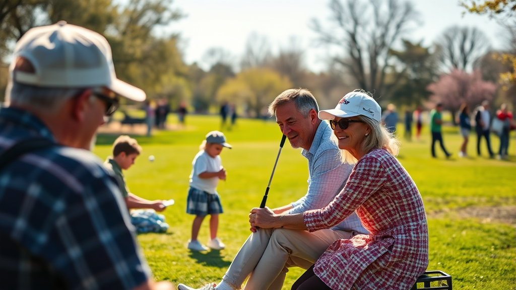 파크골프장 예약, 왜 필요할까요? (realistic 스타일)