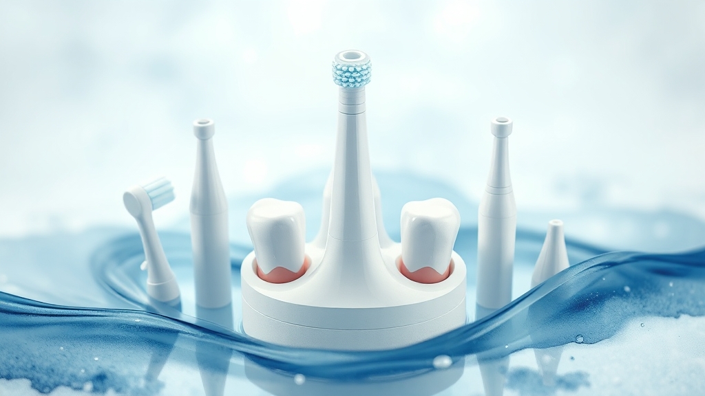 구강세정기 구매 시 고려 요소 (watercolor 스타일)