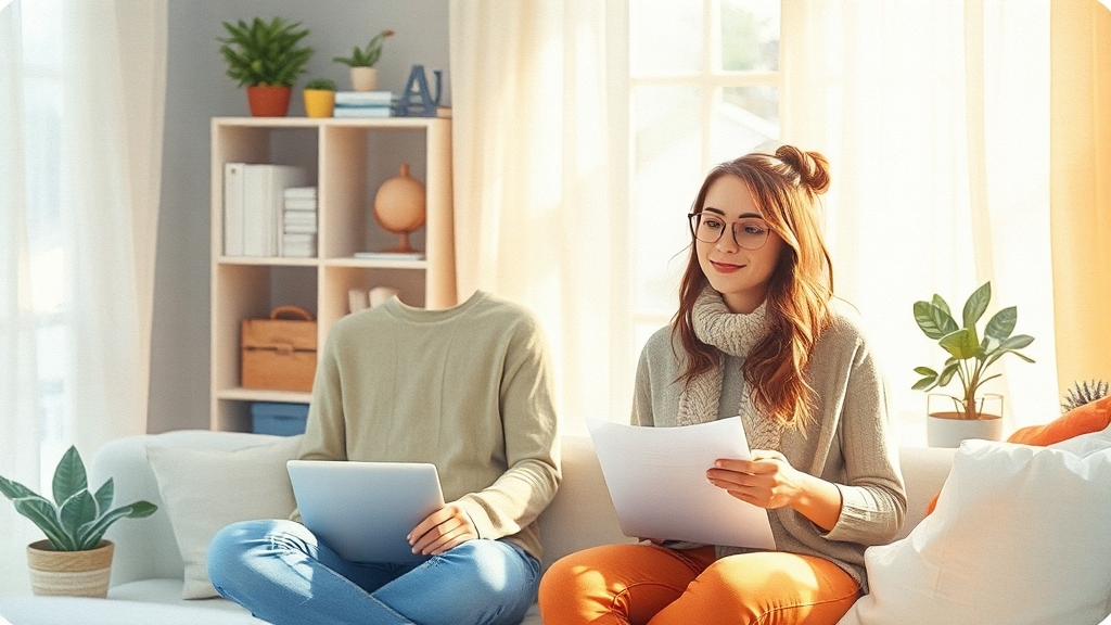 성인 ADHD 일상 관리 전략 (watercolor 스타일)