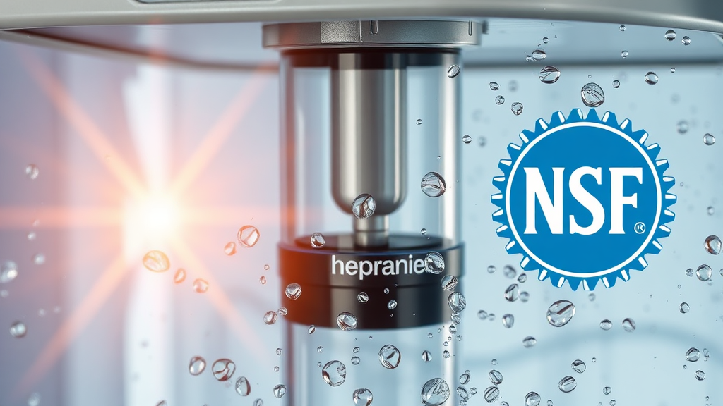 NSF 인증, 왜 중요할까? (realistic 스타일)