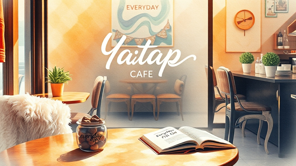 매장 분위기 & 인테리어 엿보기! (watercolor 스타일)