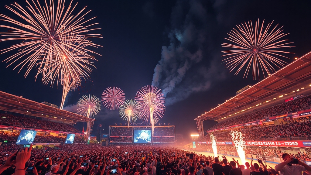 40주년 불꽃쇼, 왜 특별할까? (realistic 스타일)