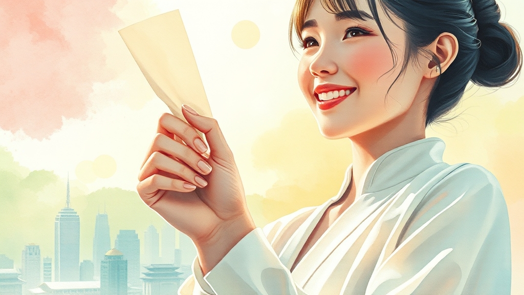 신청 결과 확인 방법 (watercolor 스타일)