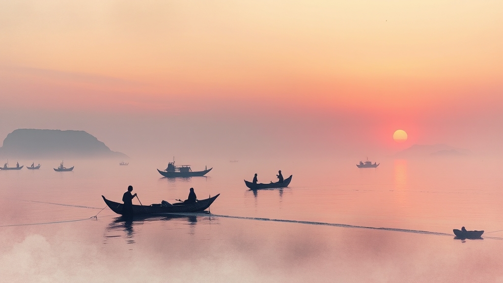 주변 관광 명소 (watercolor 스타일)
