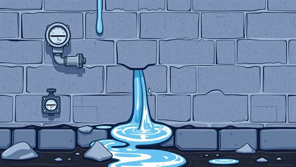 누수 사고 발생 시, 보험 청구를 위한 증거 확보 방법 (illustration 스타일)