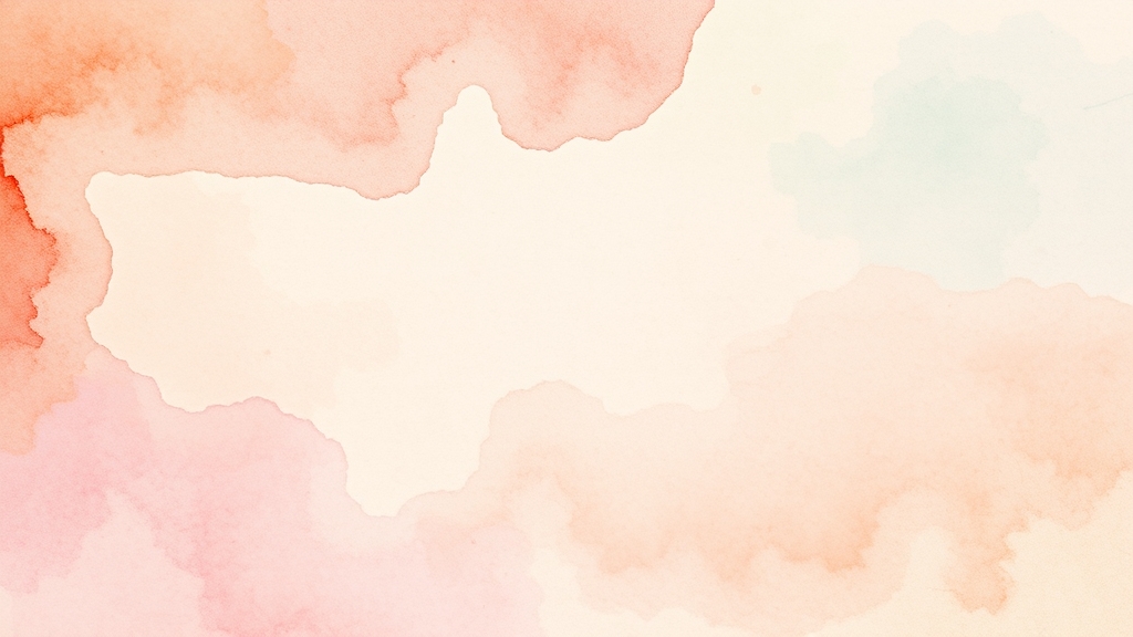 AI 기반 프레젠테이션 제작 과정 (watercolor 스타일)