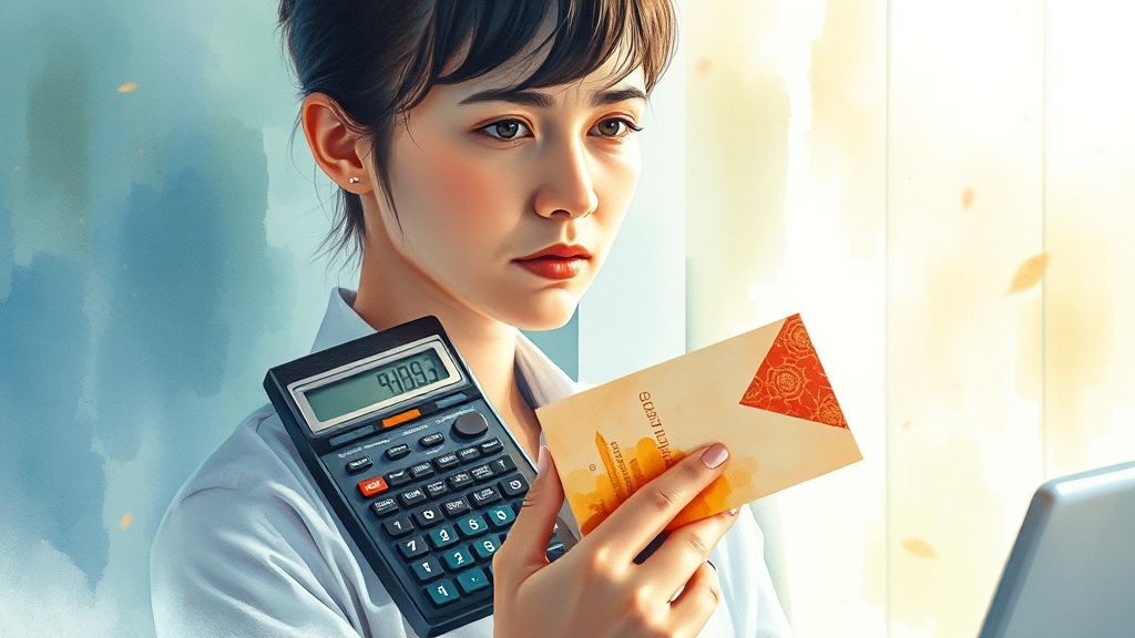 연말정산, 왜 4월에 할까? (watercolor 스타일)