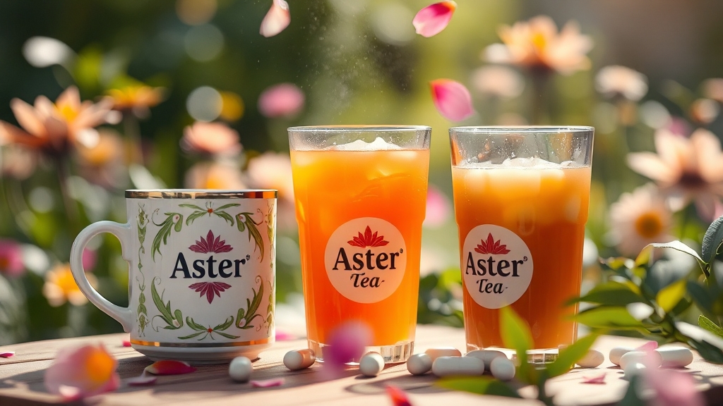 구절초의 다양한 섭취 방법 (realistic 스타일)