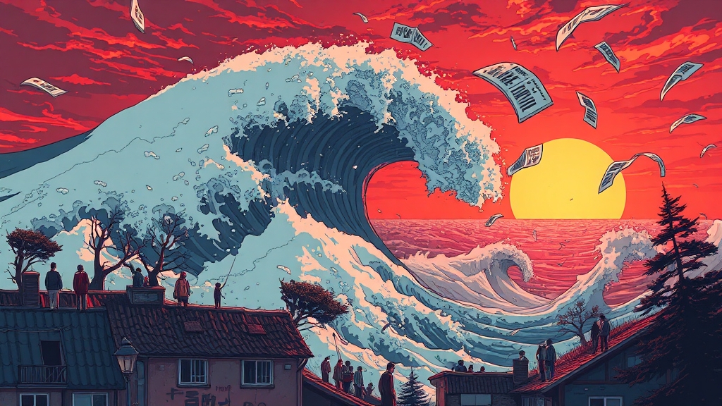 7월 대지진설, 정말일까? (illustration 스타일)