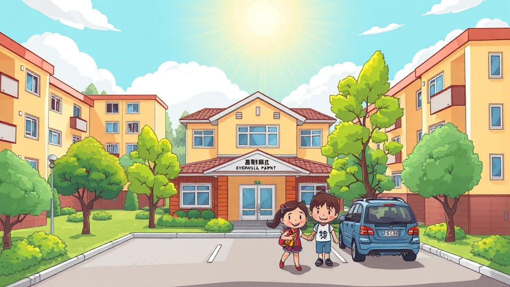 상세 매물 정보 & 단지 특징 (cartoon 스타일)