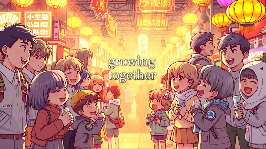 소통과 공유의 장 (illustration 스타일)