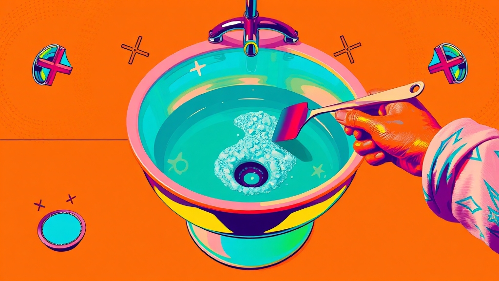 싱크대 크랙, 미리 예방하는 방법 (popart 스타일)