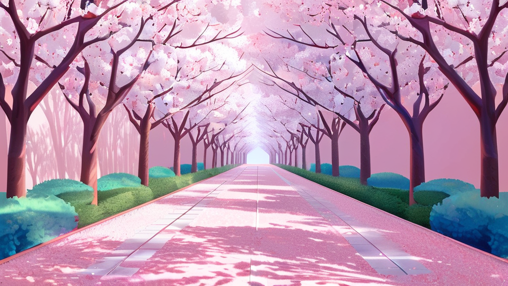 2026년 벚꽃 만개 시기 예측 및 최적 방문일 (illustration 스타일)