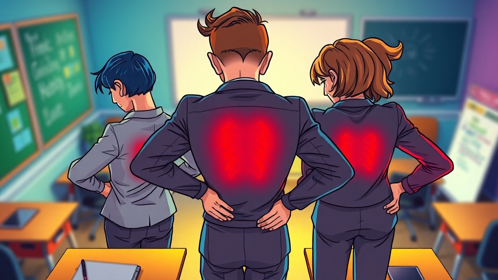 뒷골 통증, 나쁜 습관이 원인? (cartoon 스타일)
