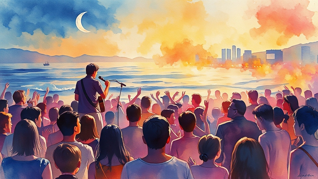 록페의 역사와 의미 (watercolor 스타일)