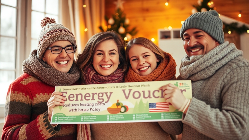 난방비 지원, 왜 필요할까? (realistic 스타일)