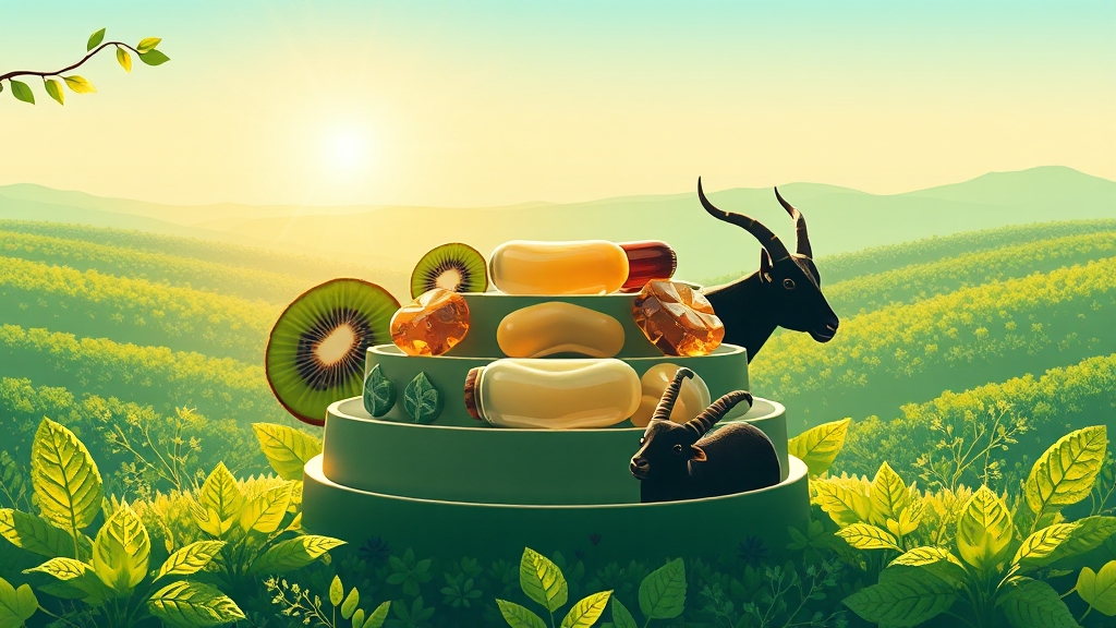 회복 돕는 영양제 가이드 (illustration 스타일)