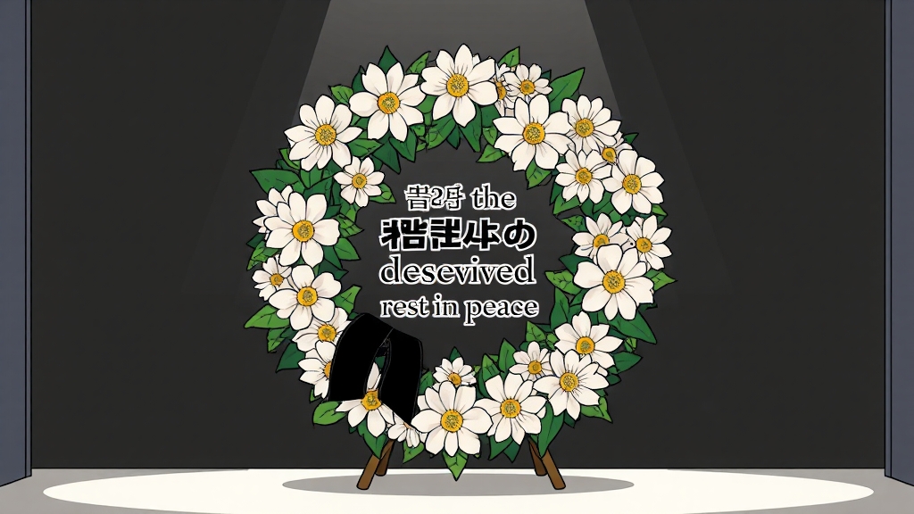 근조화환 주문, 어떻게 할까요? (cartoon 스타일)