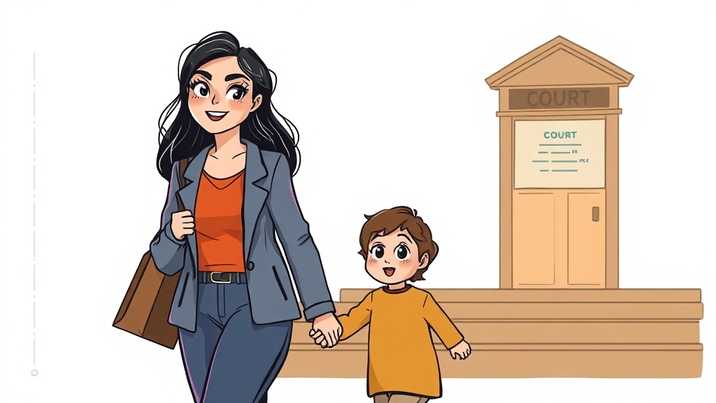 미지급 양육비 해결 방법 (illustration 스타일)