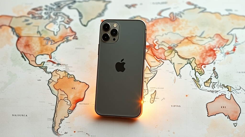 아이폰 17, ESIM과 생산지 변화는? (watercolor 스타일)