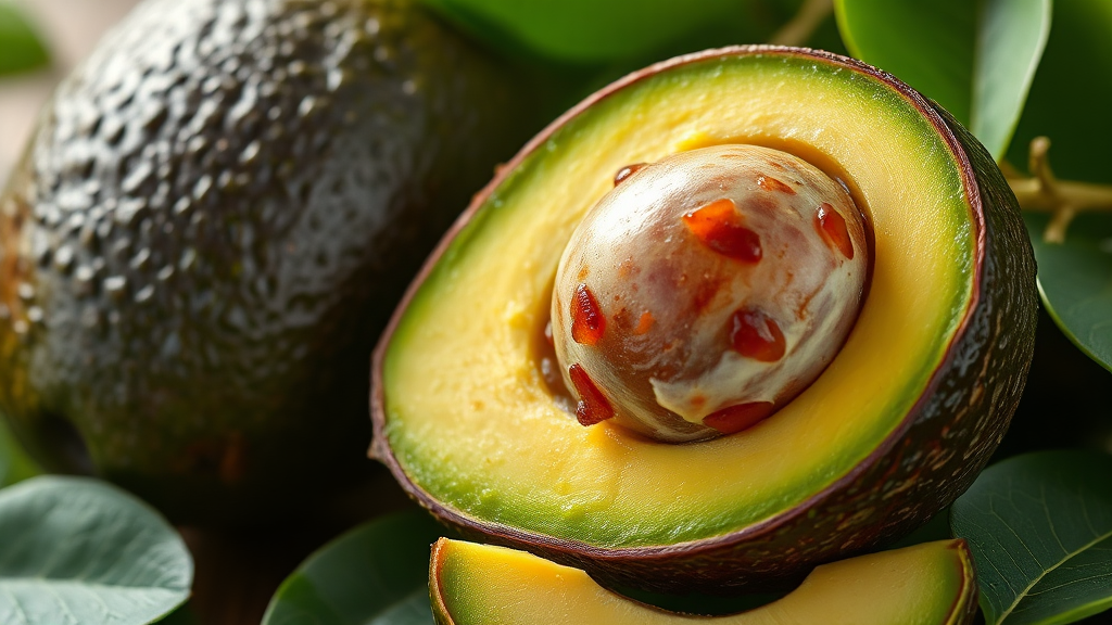 아보카도 지방, 오해와 진실 그리고 건강 효과 (realistic 스타일)